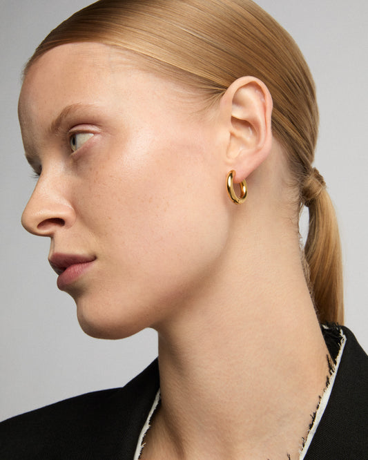 Bold hoops gold Mid