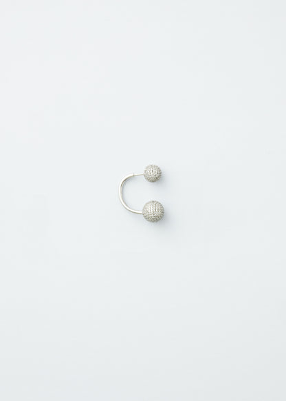 Arc earrings - Pavé - Single