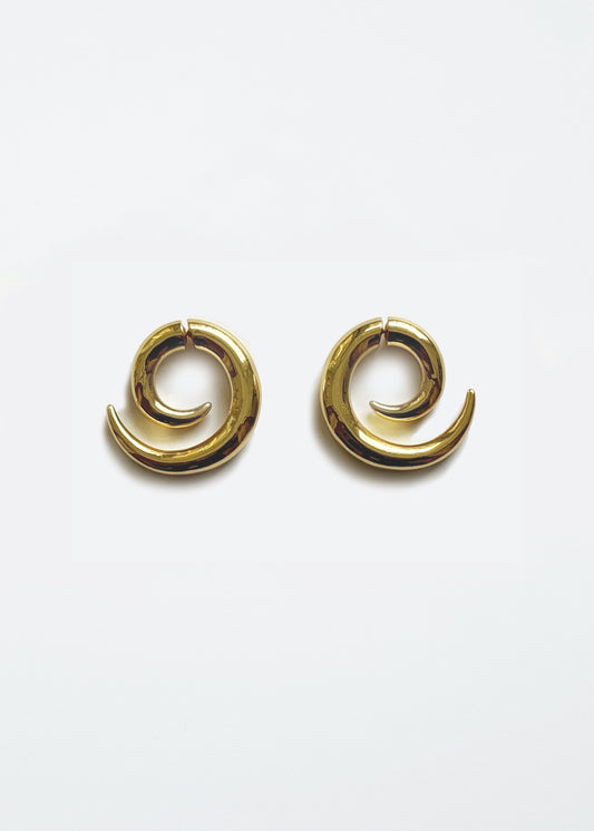 Eternity earrings - Gold - Pair