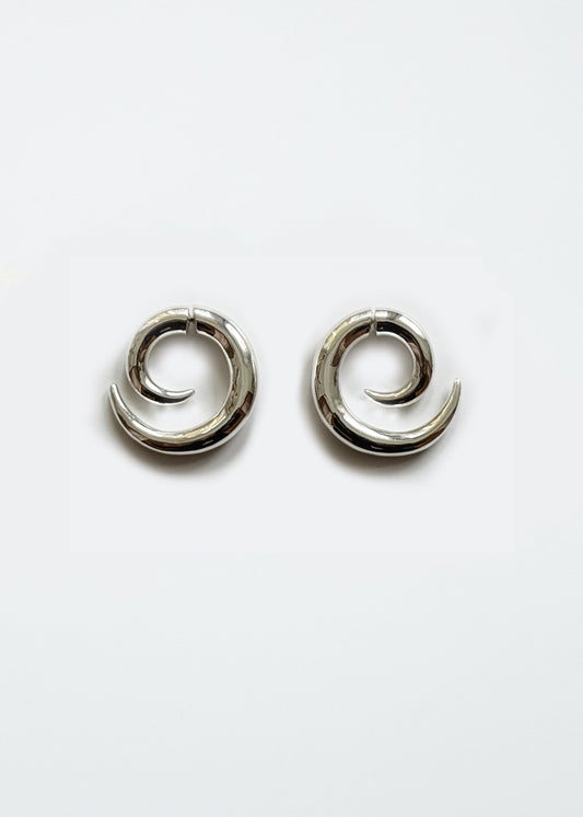 Eternity earrings - Silver - Pair