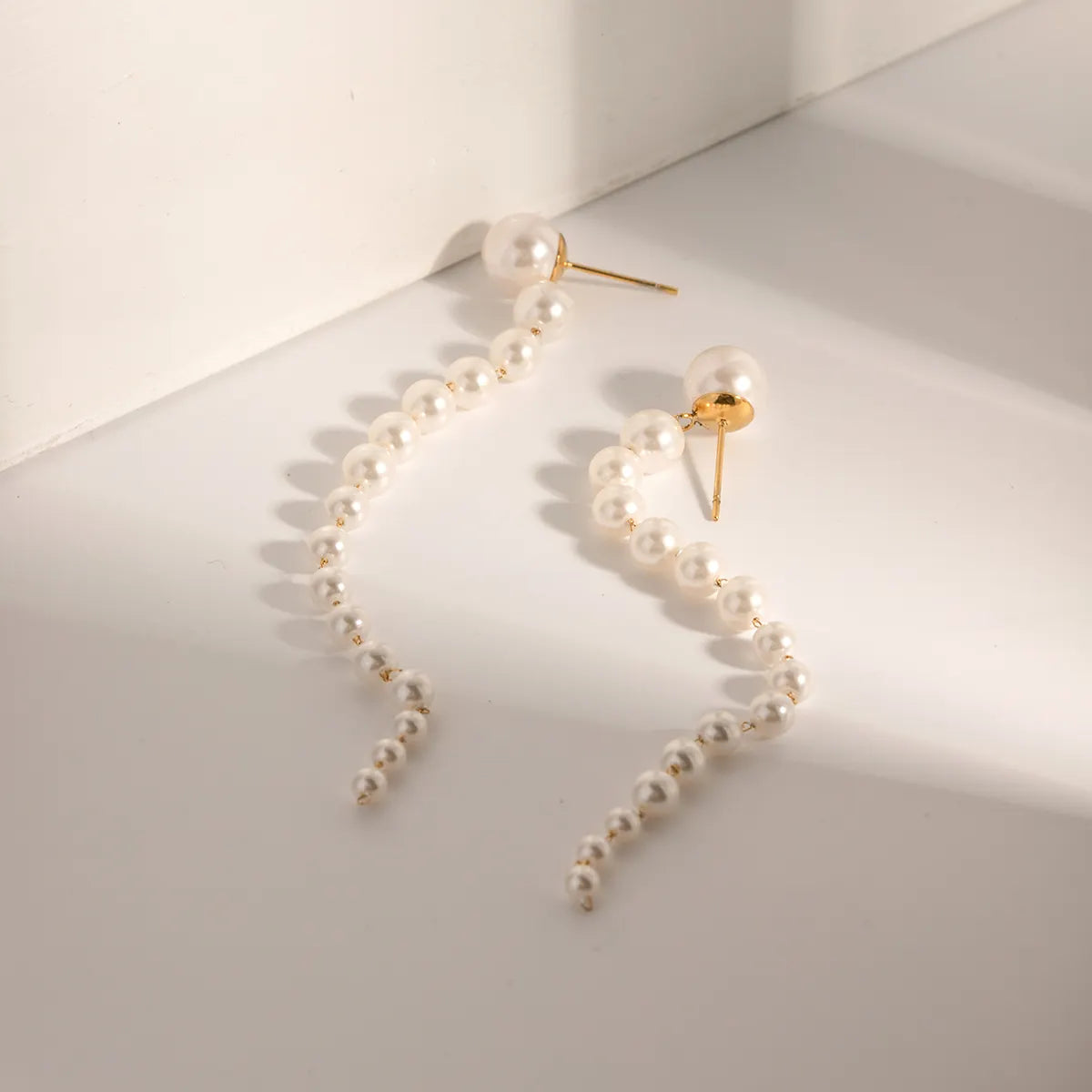 Biot earrings gold/Pearl